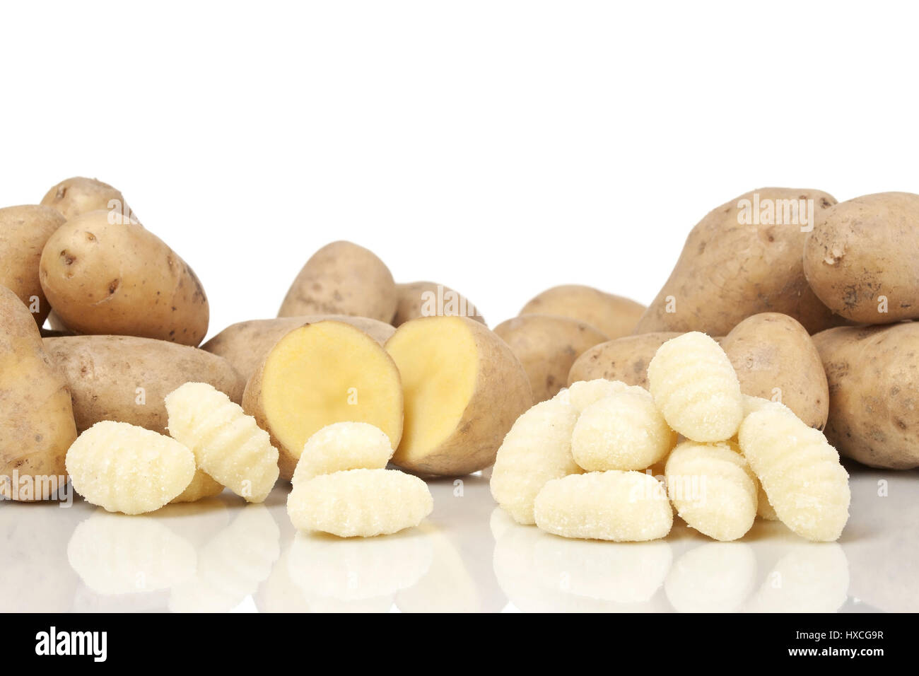 Potatoes and Gnocchi, Potatoes and Gnocchi |, Kartoffeln und Gnocchi |Potatoes and Gnocchi| Stock Photo