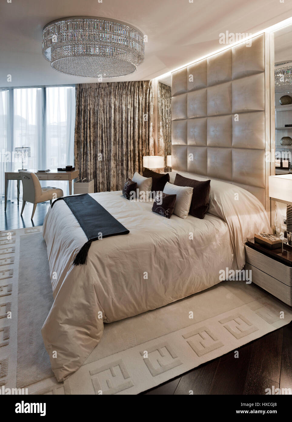Luxury Apartment in London Stock Photo