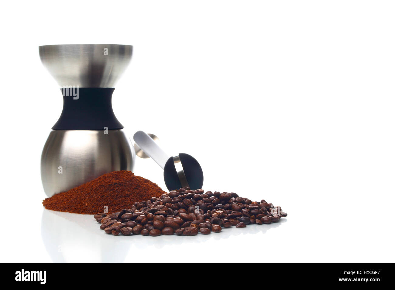 Modern coffee grinder, Moderne Kaffeemuehle Stock Photo Alamy