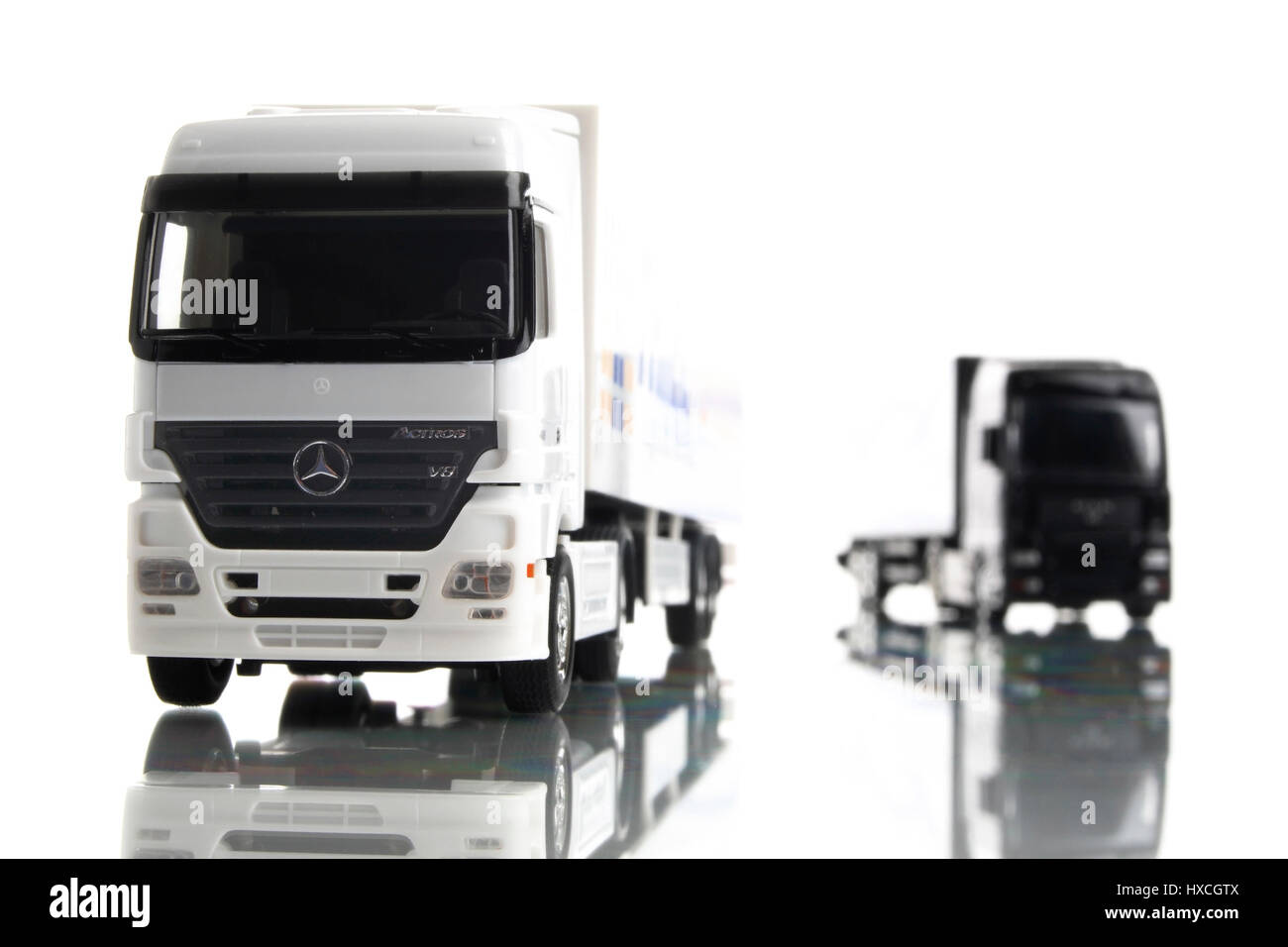 Trucks, Lastkraftwagen Stock Photo