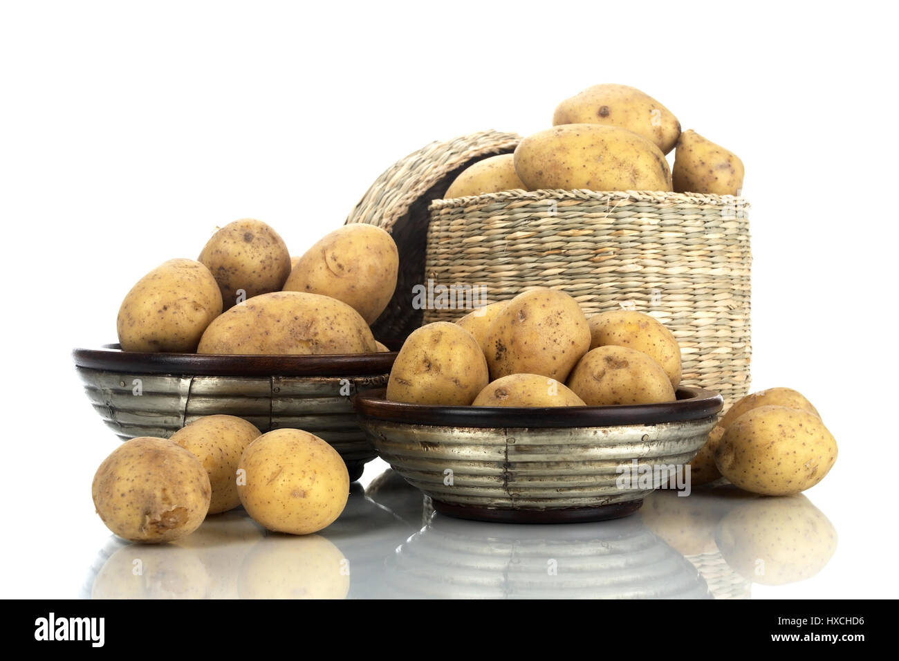 Potatoes, Kartoffeln Stock Photo