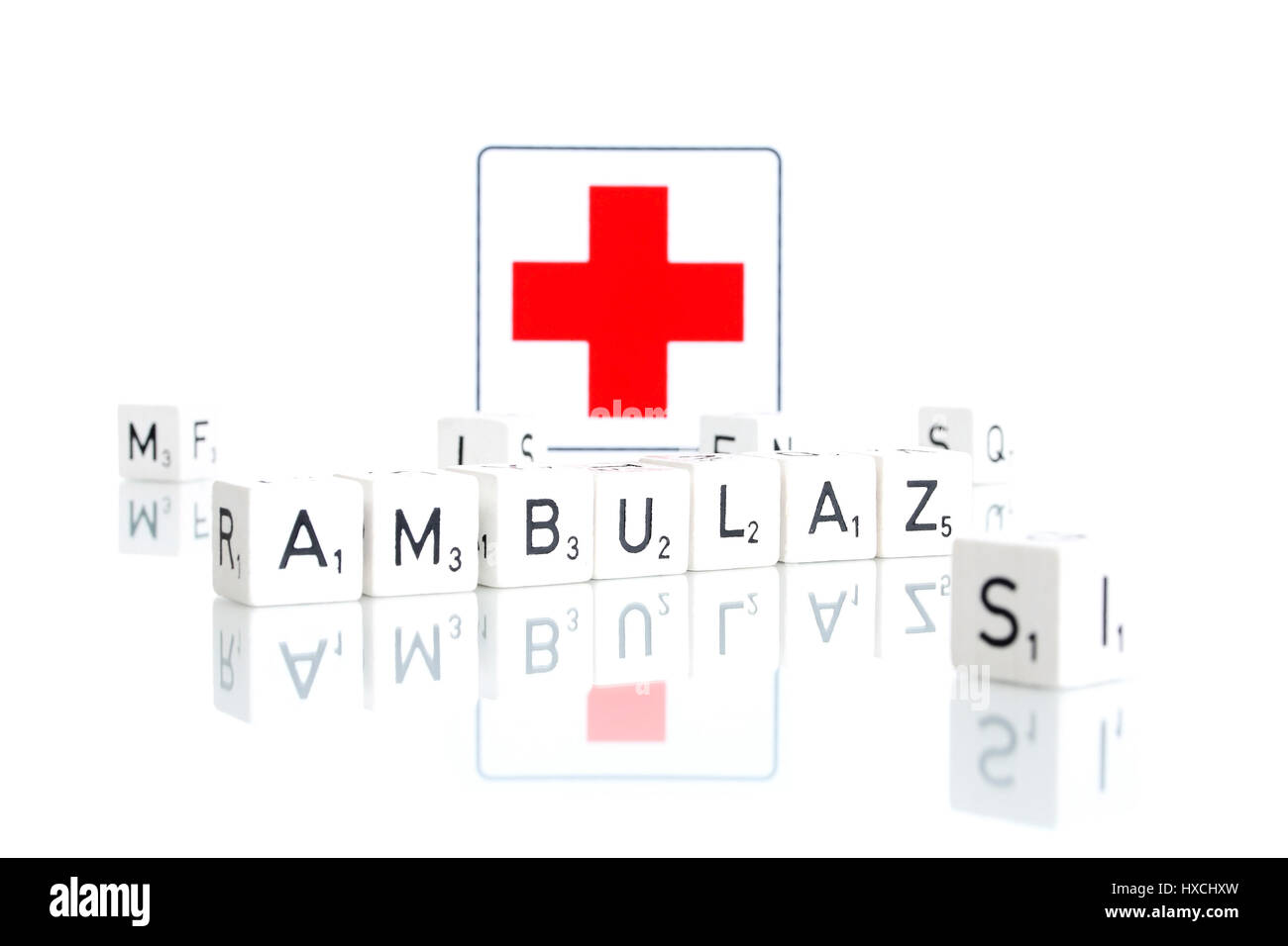 Outpatient clinic, Ambulanz Stock Photo