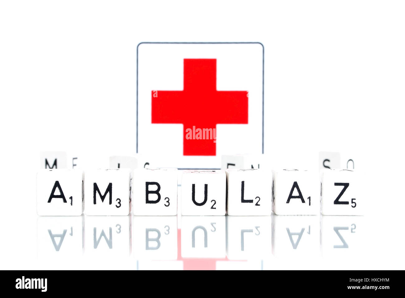 Outpatient clinic, Ambulanz Stock Photo