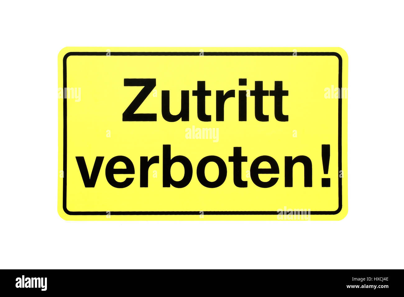 Zutritt verboten hi-res stock photography and images - Alamy