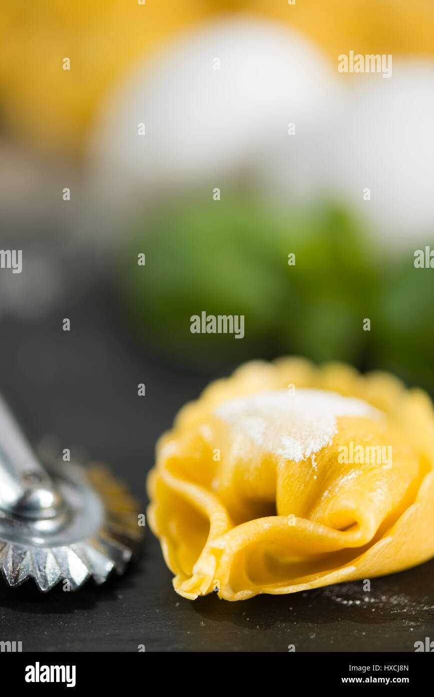 Tortellini stuffed italian pasta from Emilia Romagna, Italy Stock Photo