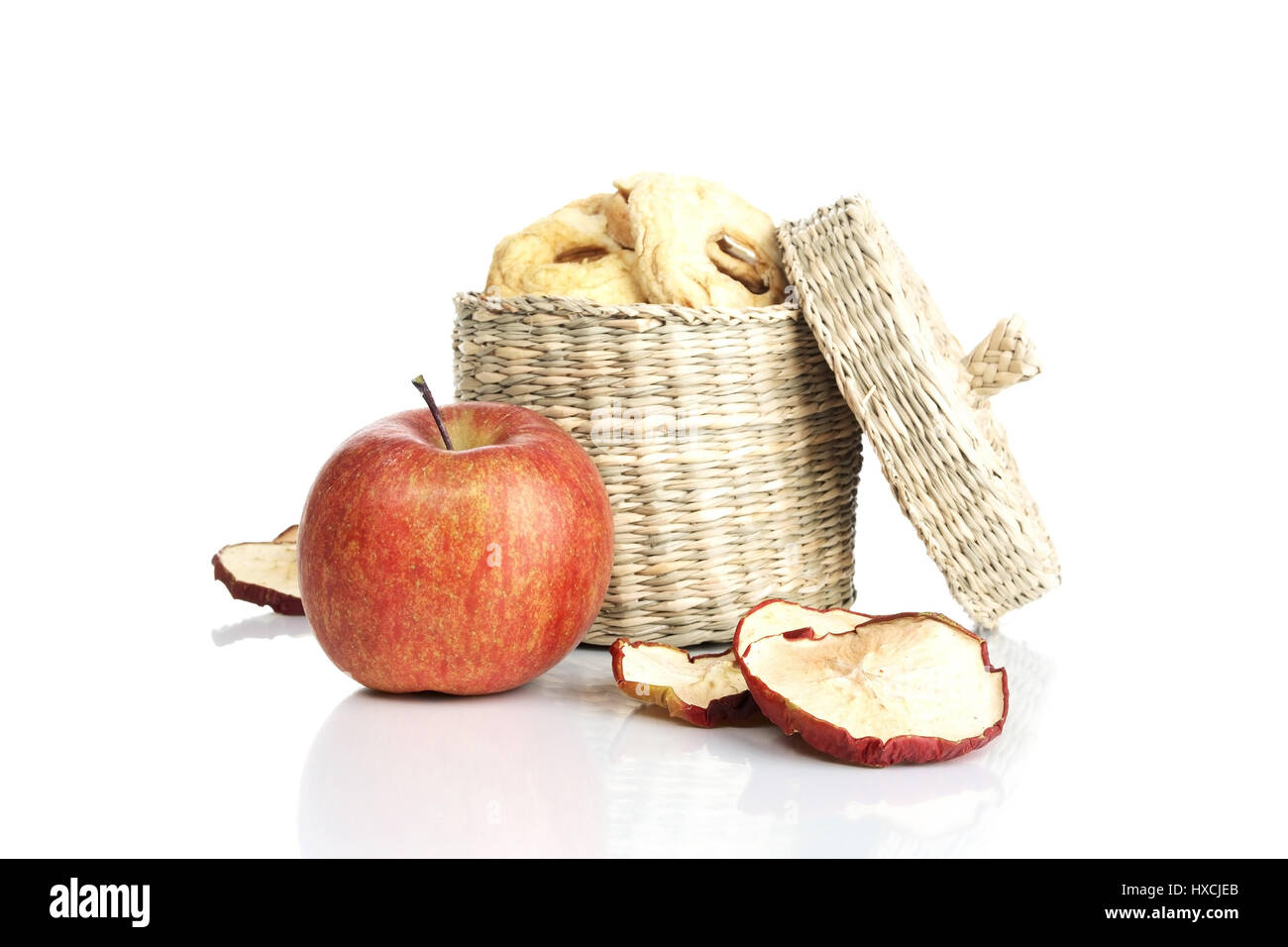Apple rings, Apfelringe Stock Photo