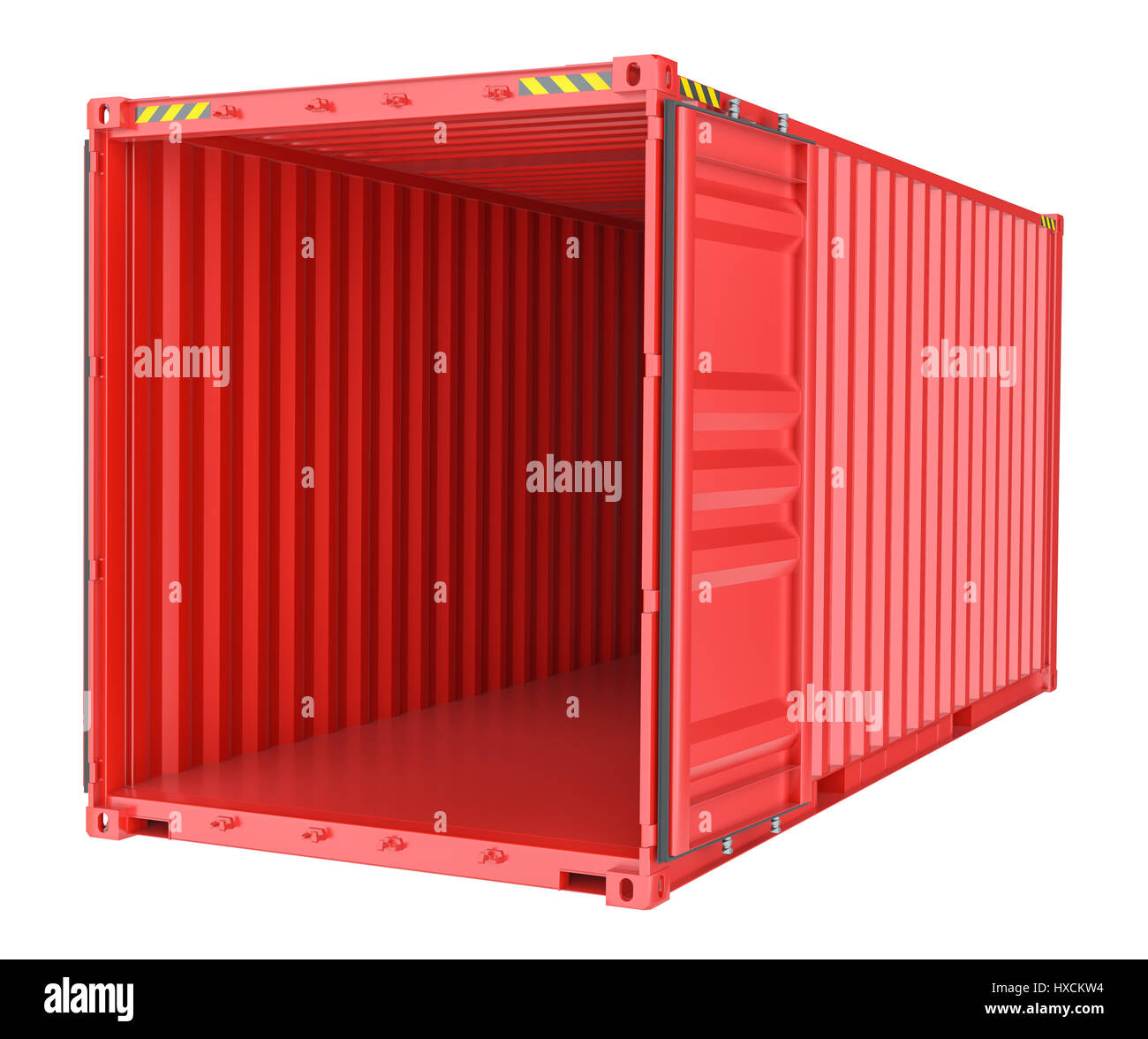 Loading Container Image White Loading shipping container on Cut Out Stock Images & Pictures - Alamy