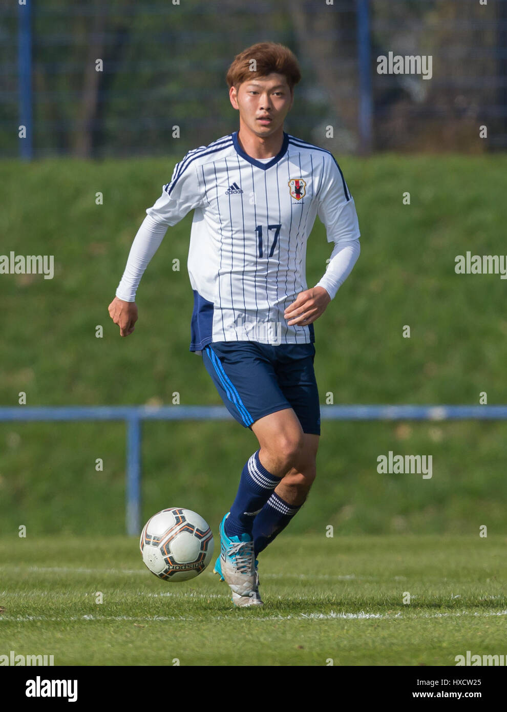friendly football match MSV Duisburg vs Japan U20 Mizuki Ichimaru