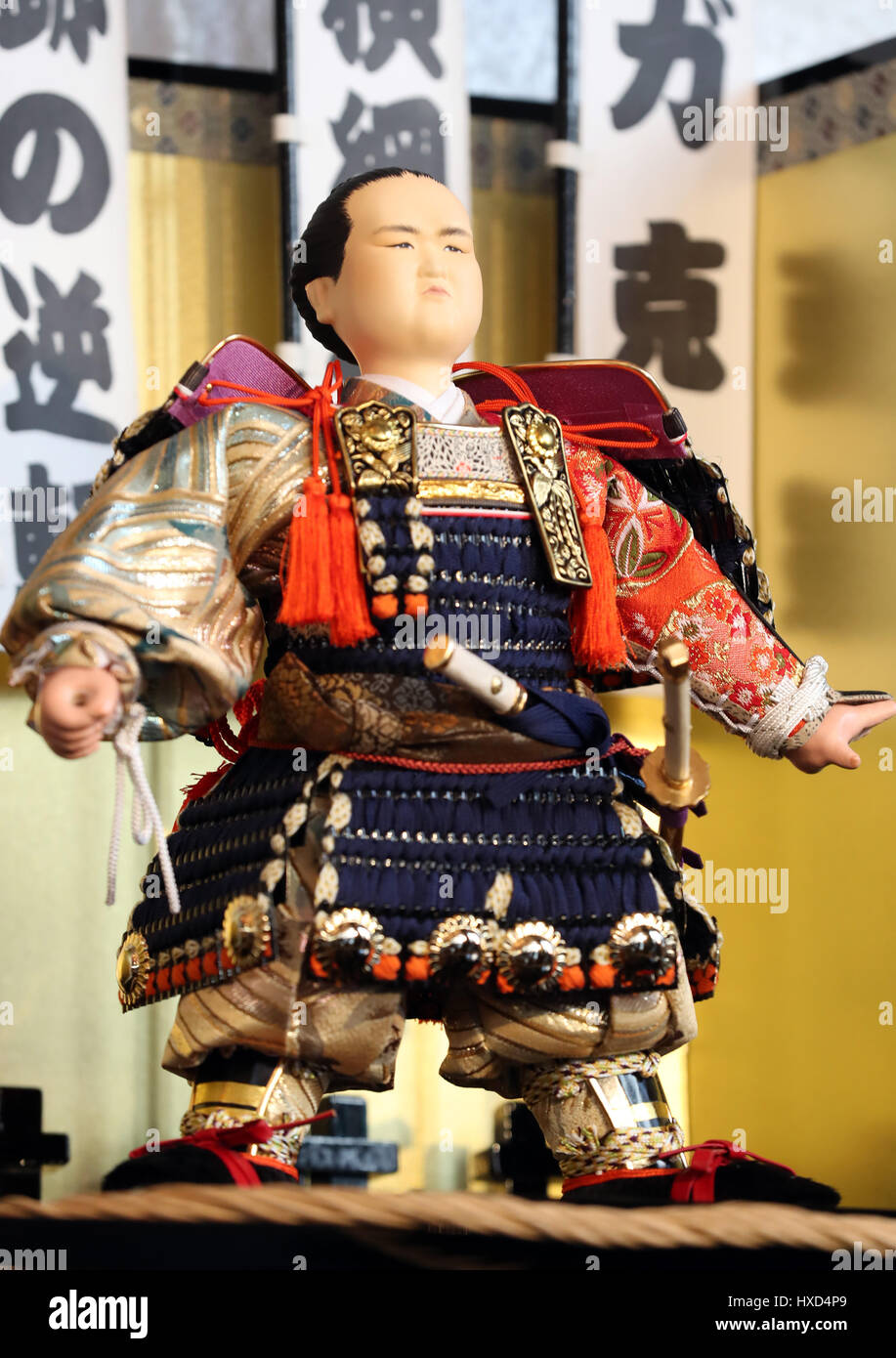 Tokyo, Japan. 28th Mar, 2017. Japanese doll maker Kyugetsu unveils a Stock Photo 136742769 Alamy