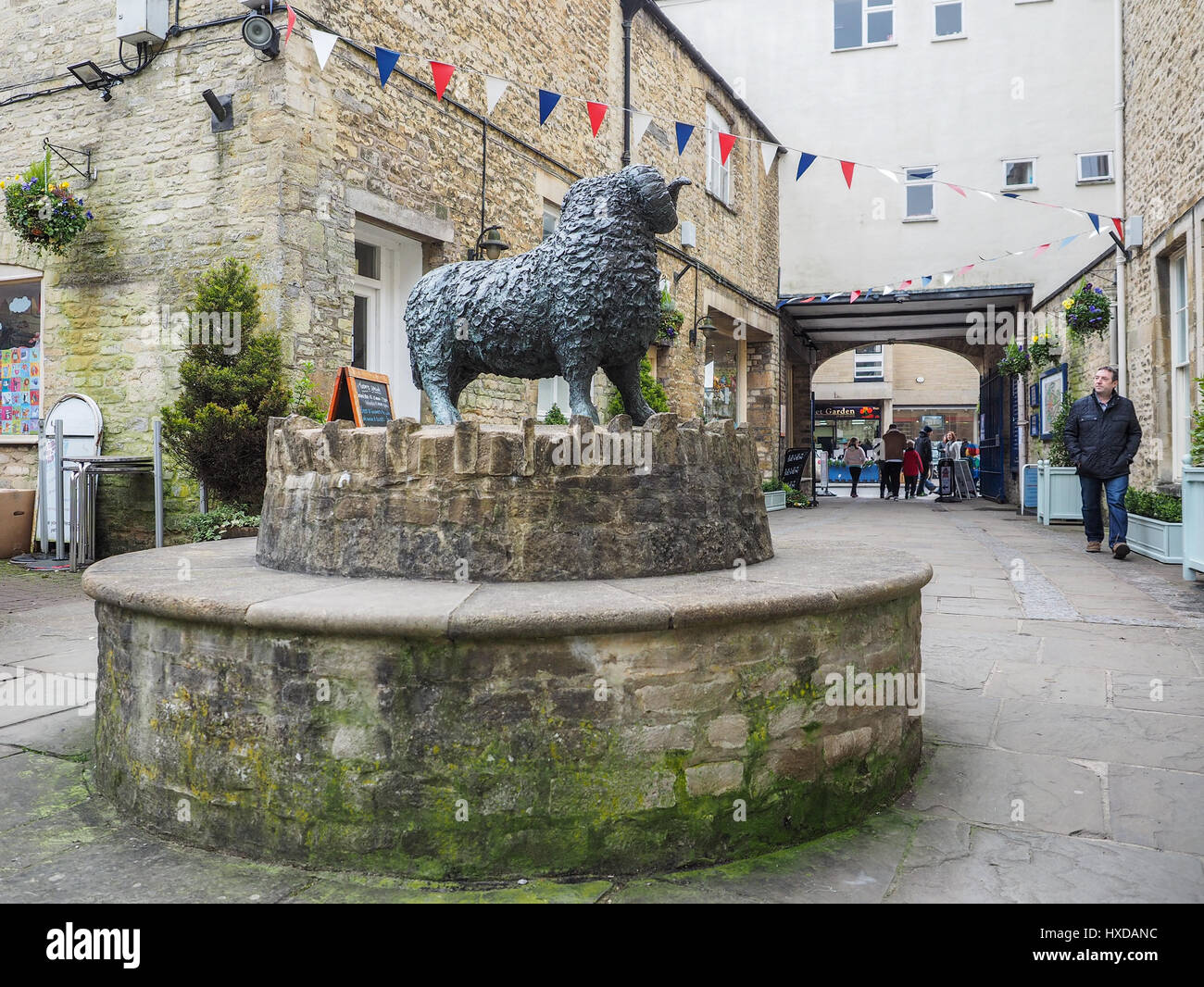 Woolmarket cirencester wool market cirencester hires stock photography