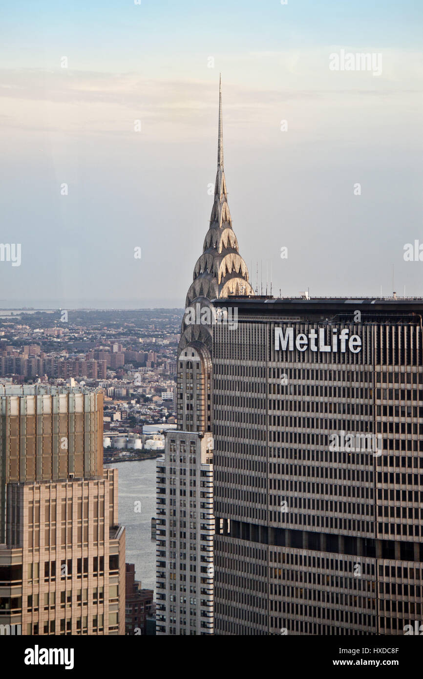 New York iconic buildings Stock Photo