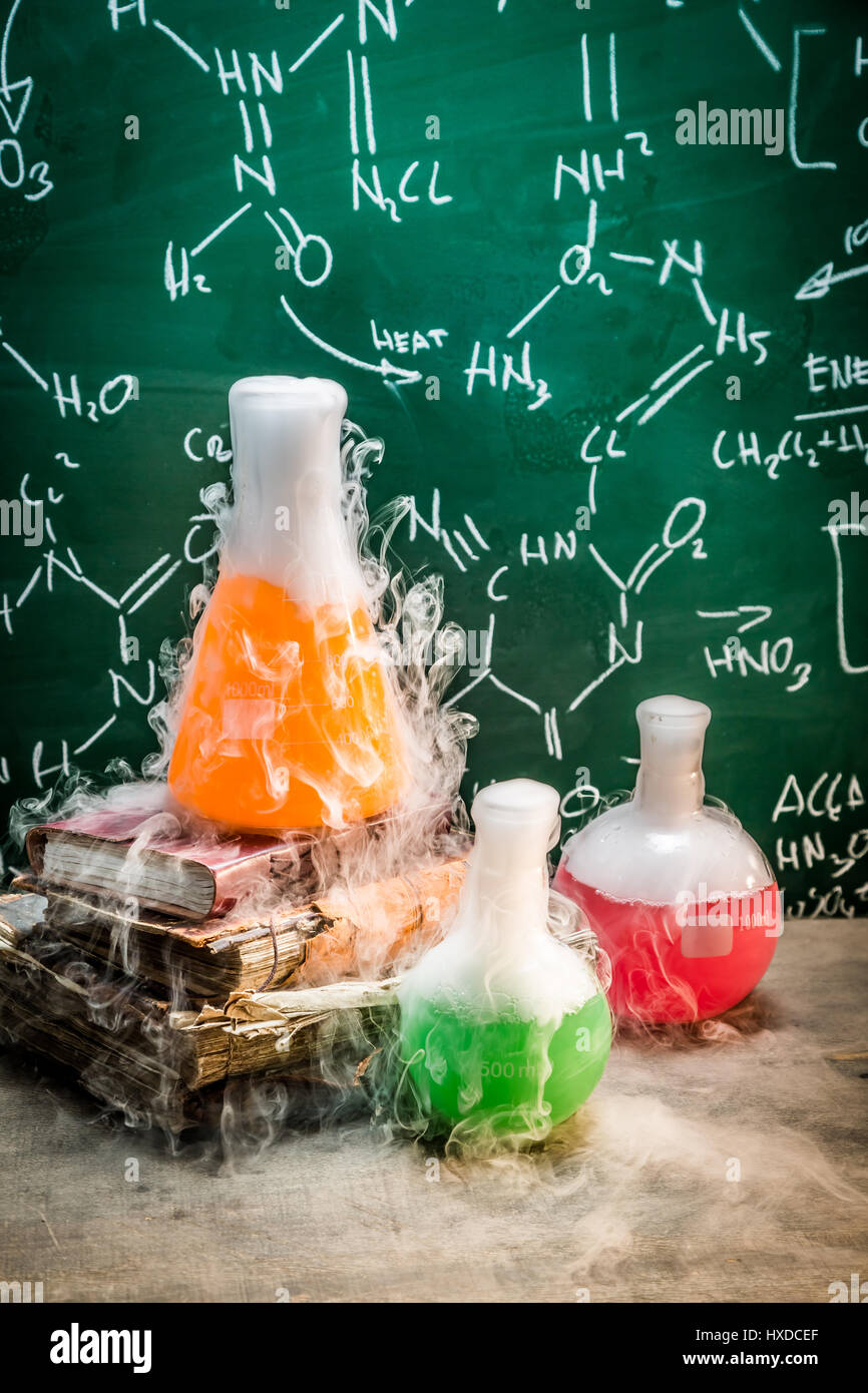 Green chemistry reaction formula hires stock photography and images