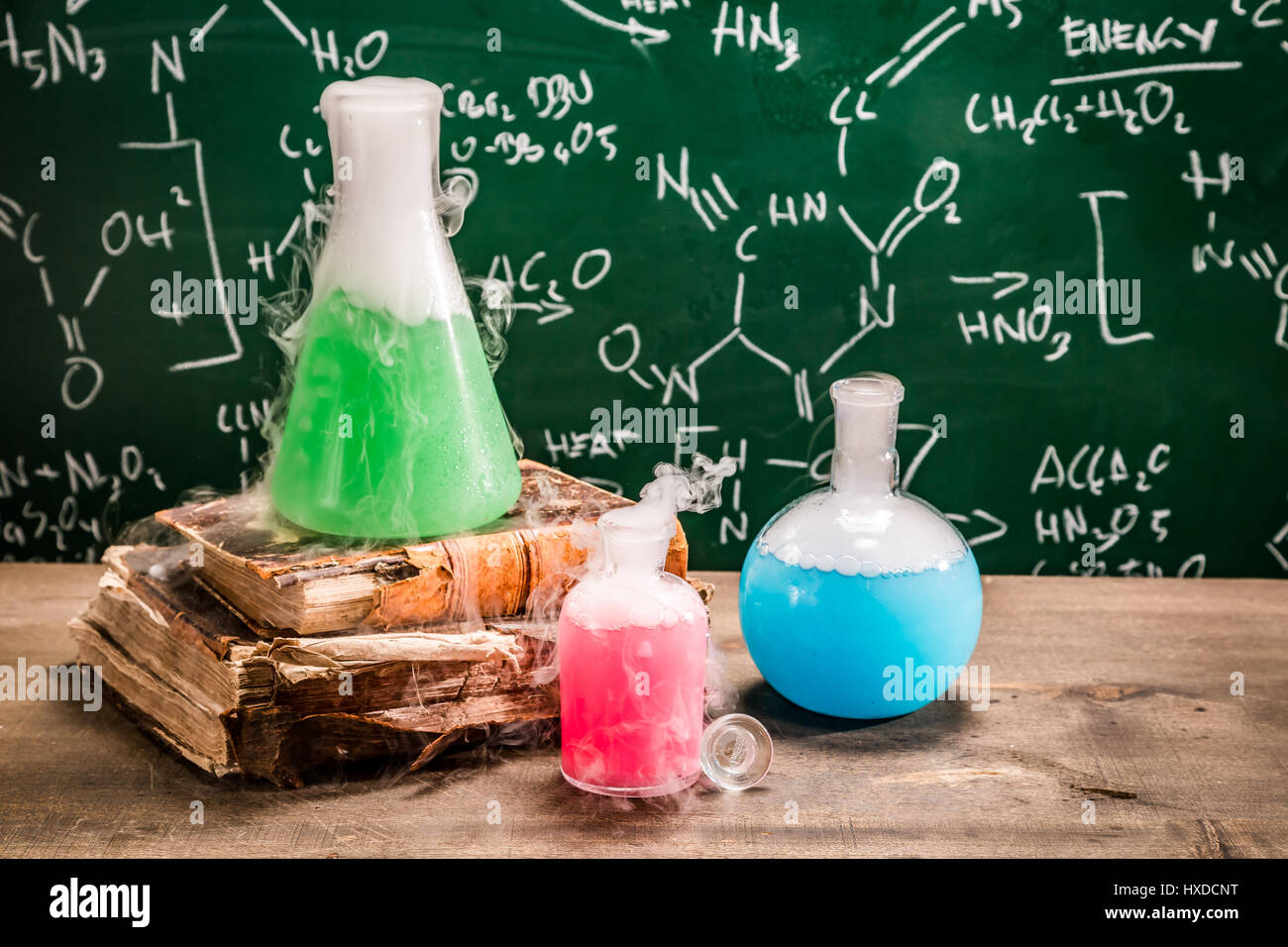 Practical chemical tests in laboratory Stock Photo Alamy