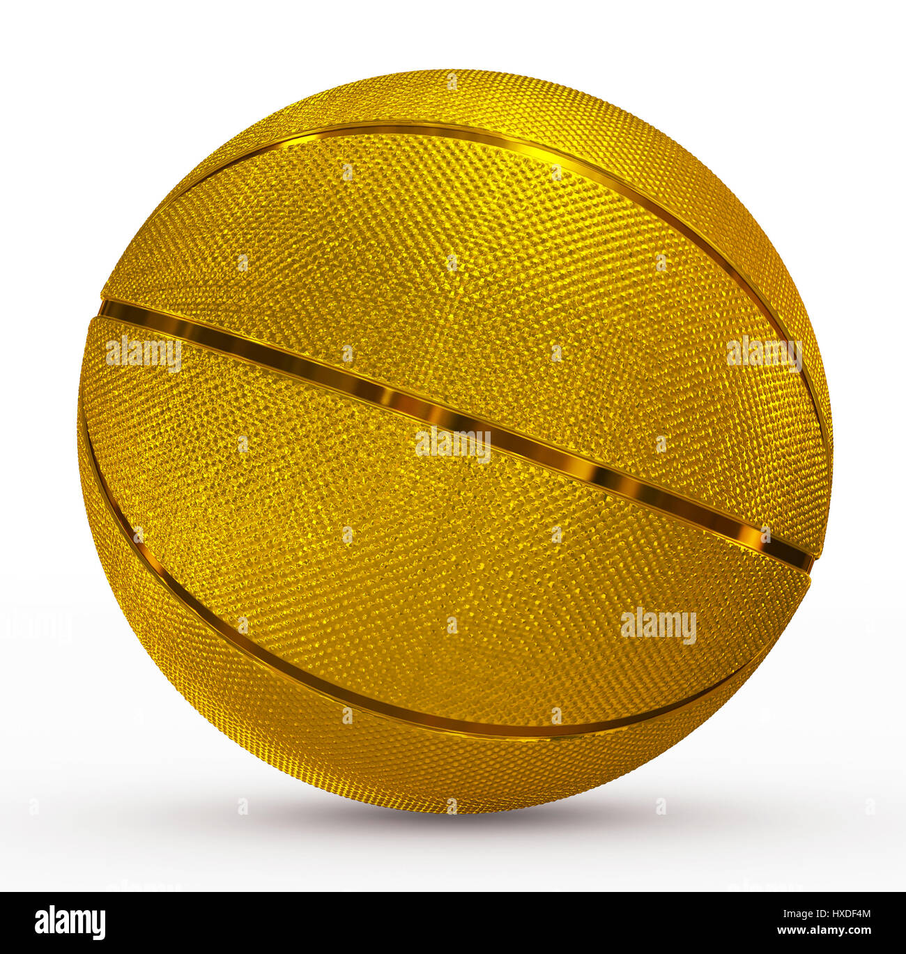 basketball golden Stock Photo