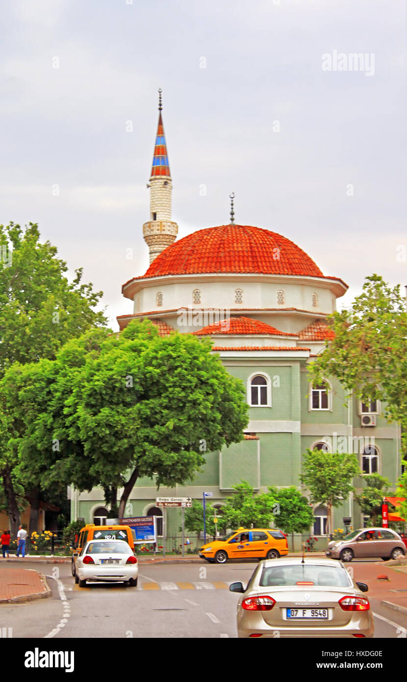 ANTALYA, TURKEY MAY 03, 2012 Mosque in Anyalya Stock Photo Alamy