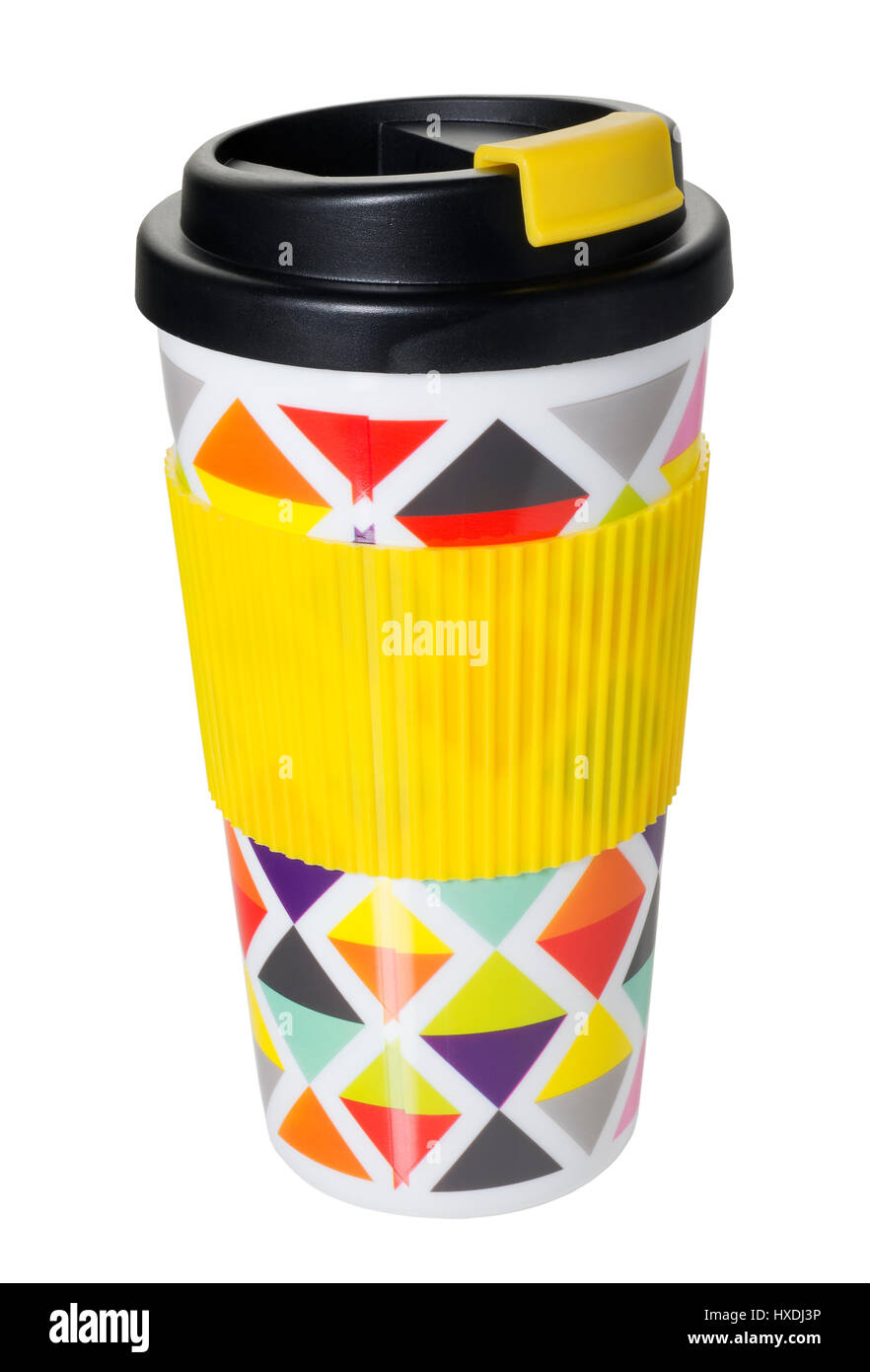 Plastic Coffee Cup Stock Photo
