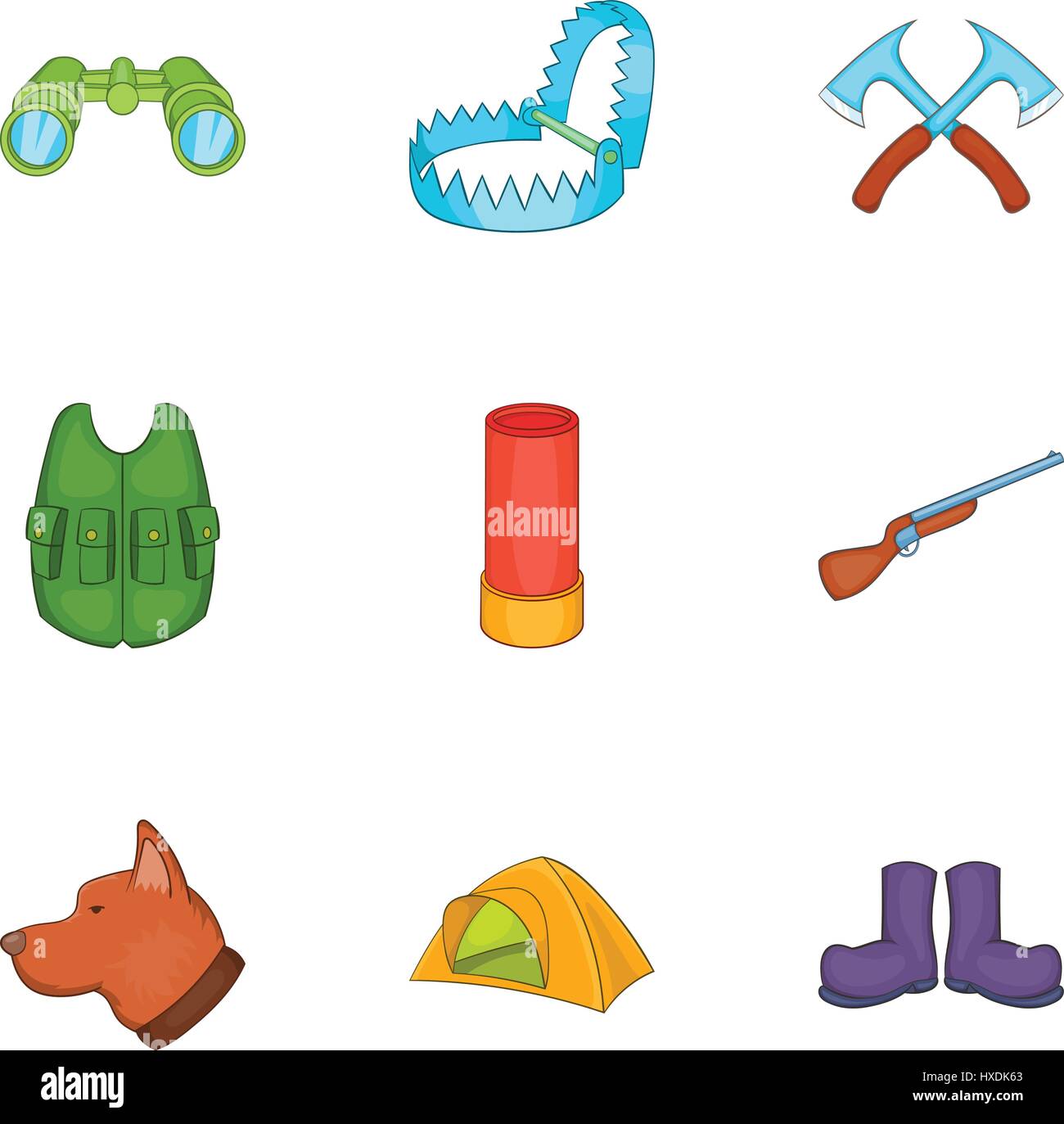 Nature tourism icons set, cartoon style Stock Vector Image & Art - Alamy