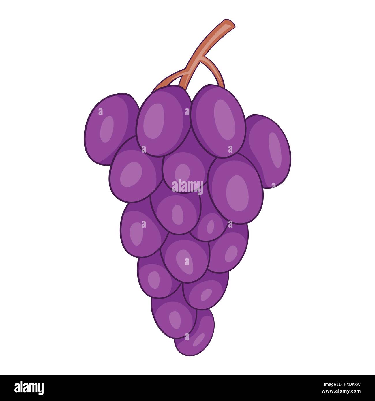 Grape icon, cartoon style Stock Vector Image & Art Alamy