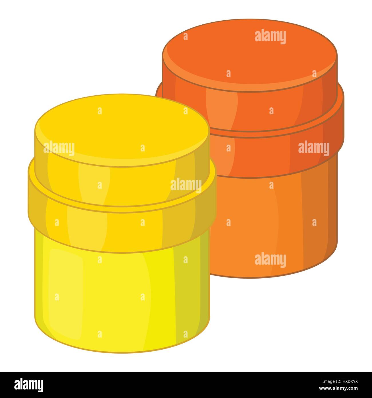 Paint cans icon, cartoon style Stock Vector Image & Art - Alamy