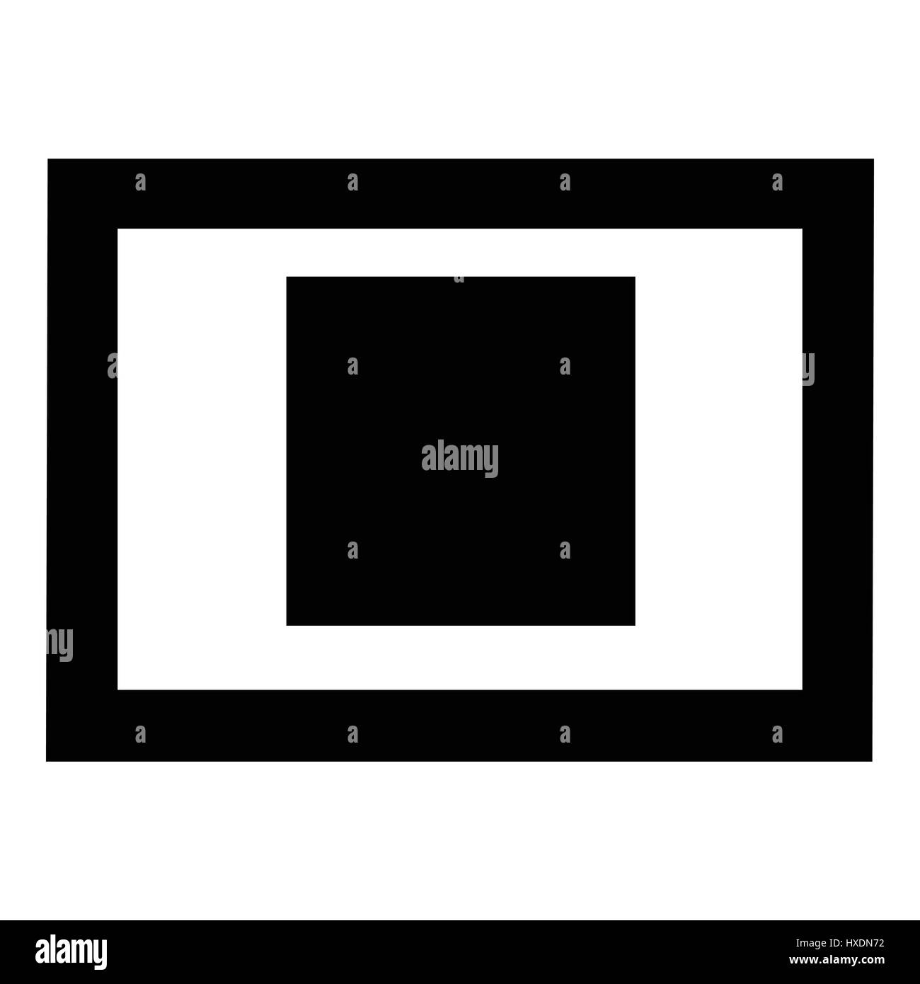 Picture in a frame icon, simple style Stock Vector Image & Art - Alamy