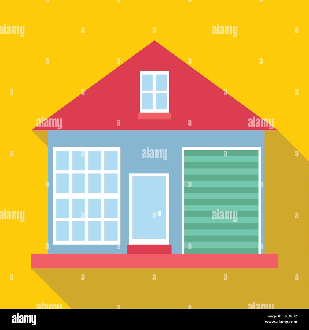 Small house icon, flat style Stock Vector Image & Art - Alamy