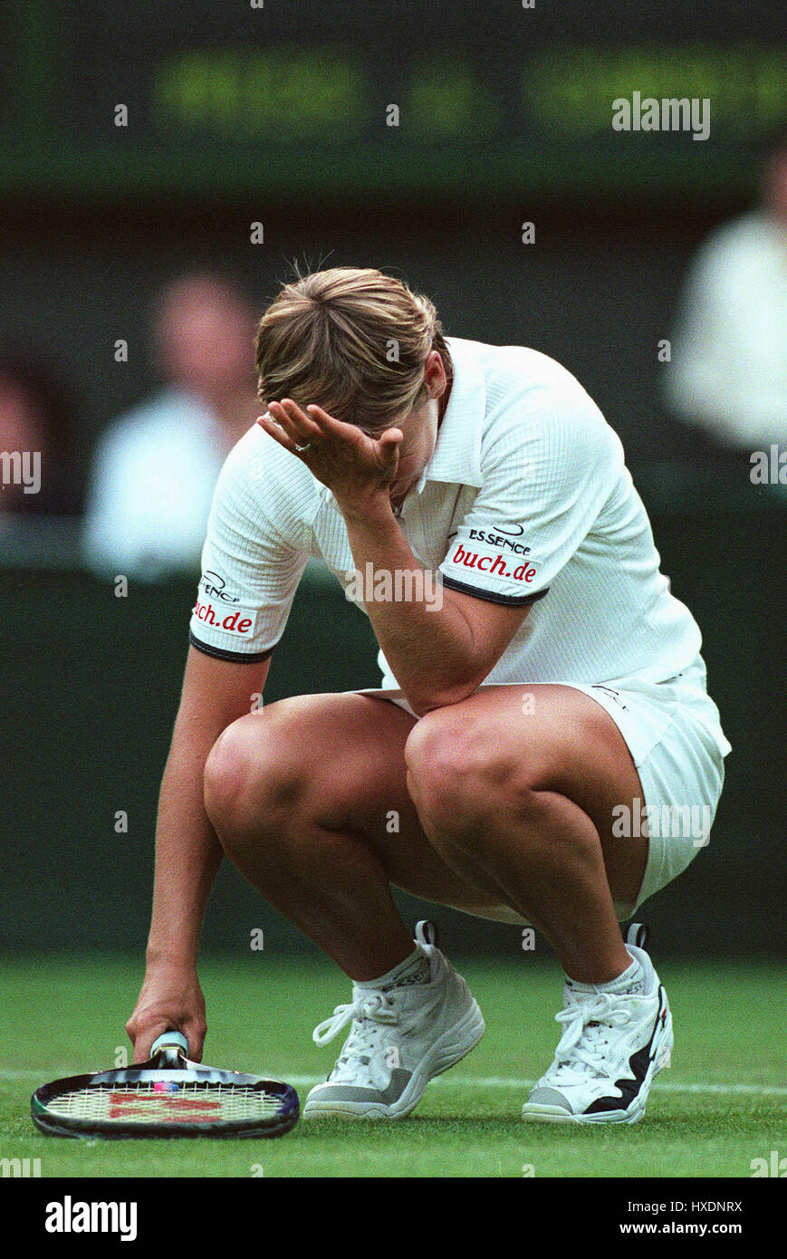 ANKE HUBER WIMBLEDON 1999 22 June 1999 Stock Photo - Alamy
