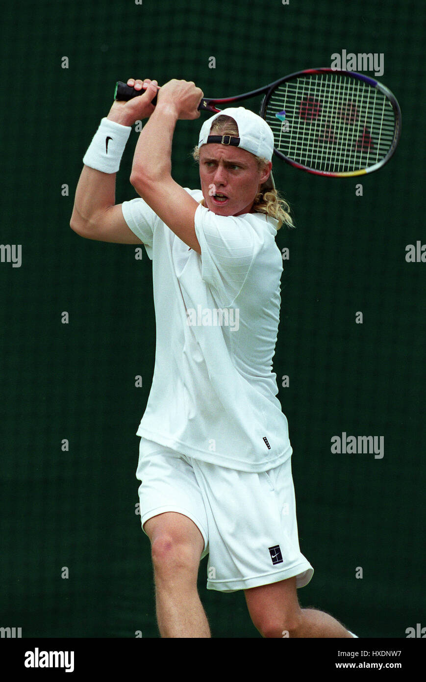 LLEYTON HEWITT WIMBLEDON 1999 22 June 1999 Stock Photo - Alamy