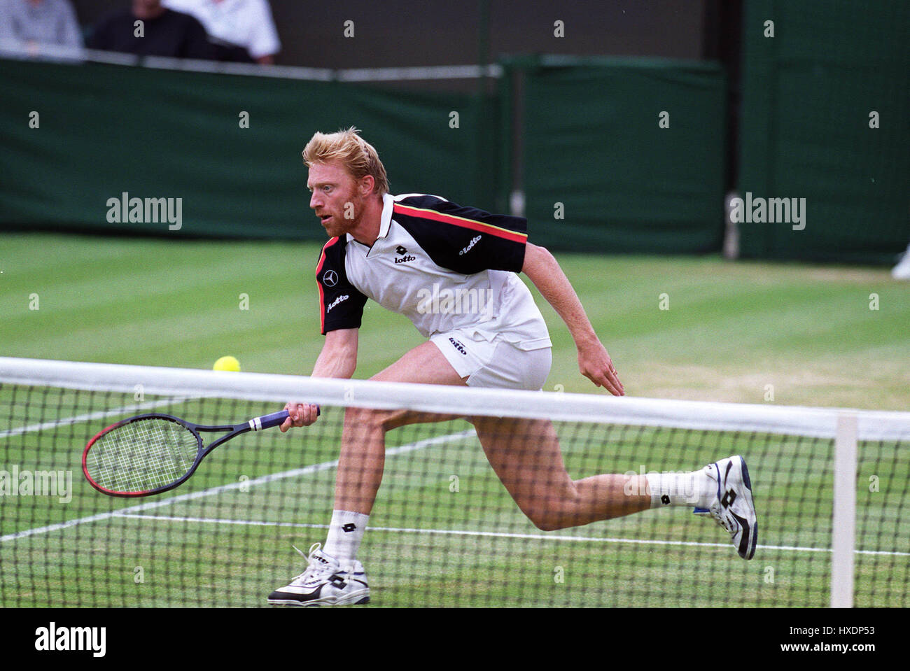 Boris Becker of Germany at the Wimbledon Lawn Tennis Championships... Photo d'actualité - Getty