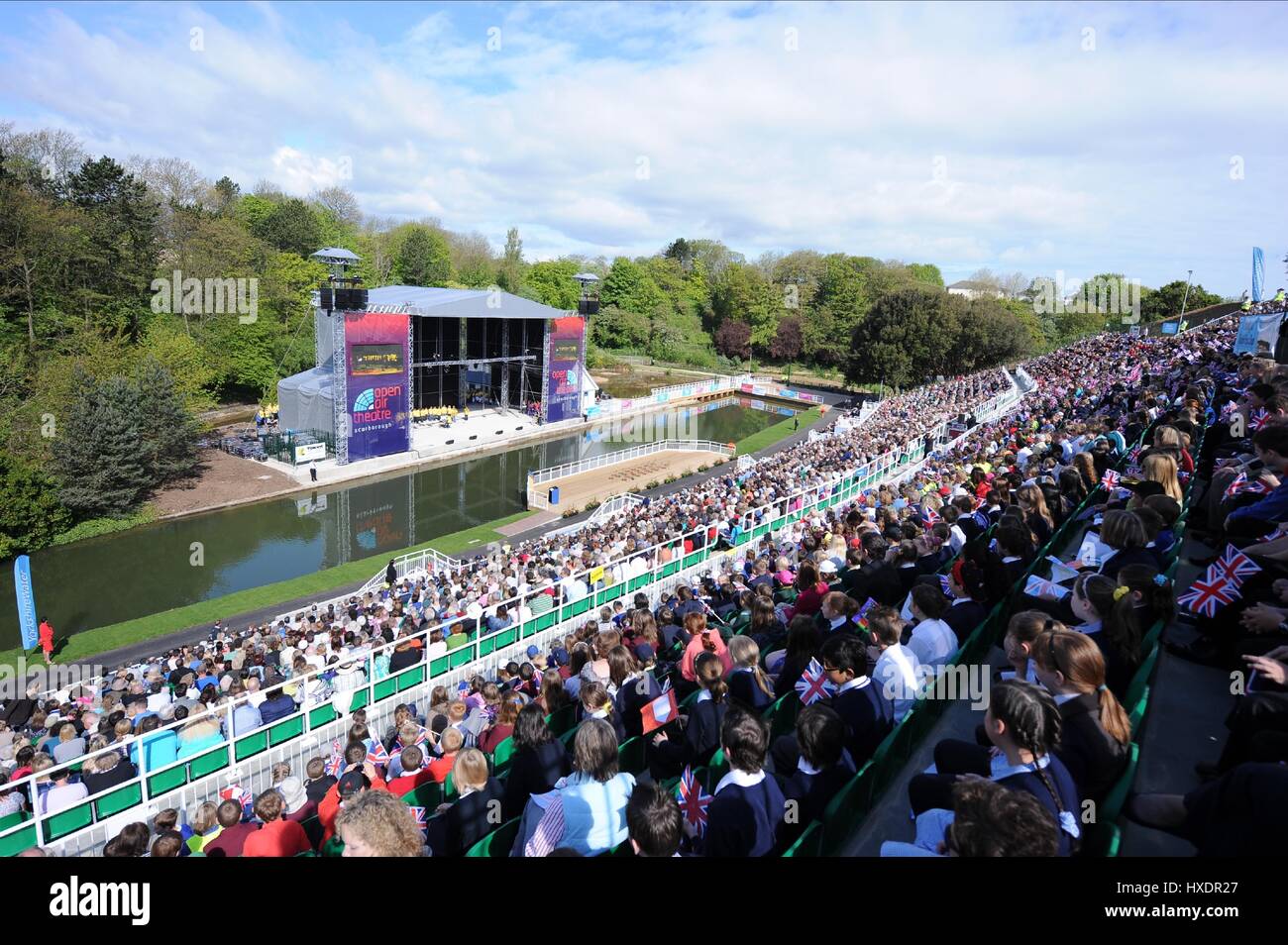 SCARBOROUGH OPEN AIR THEATRE SCARBOROUGH 20 May 2010 NORTH BAY SCARBOROUGH ENGLAND Stock Photo 