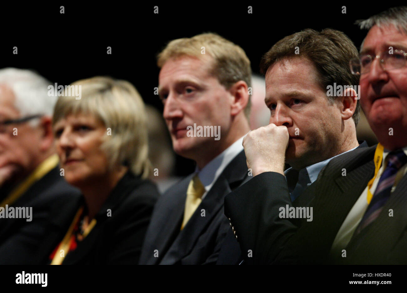 NICK CLEGG MP DEPUTY PRIME MINISTER 20 September 2010 THE ACC LIVERPOOL ENGLAND Stock Photo
