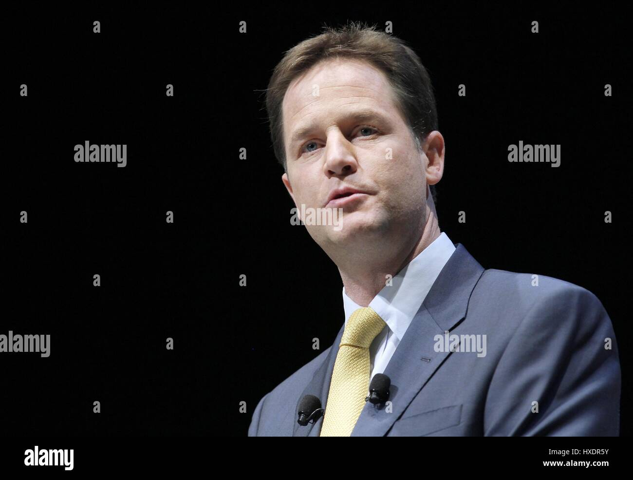 NICK CLEGG MP LIBERAL DEMOCRAT LEADER 20 September 2010 THE AAC LIVERPOOL ENGLAND Stock Photo