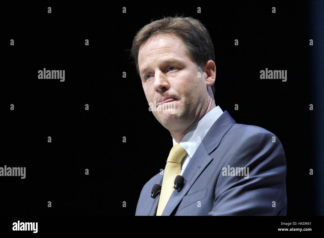 NICK CLEGG MP LIBERAL DEMOCRAT LEADER 20 September 2010 THE AAC LIVERPOOL ENGLAND Stock Photo