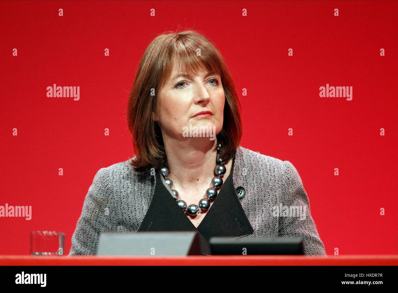 HARRIET HARMAN ADDRESSES THE LABOUR PARTY CON 26 September 2010 MANCHESTER CENTRAL MANCHESTER ENGLAND Stock Photo