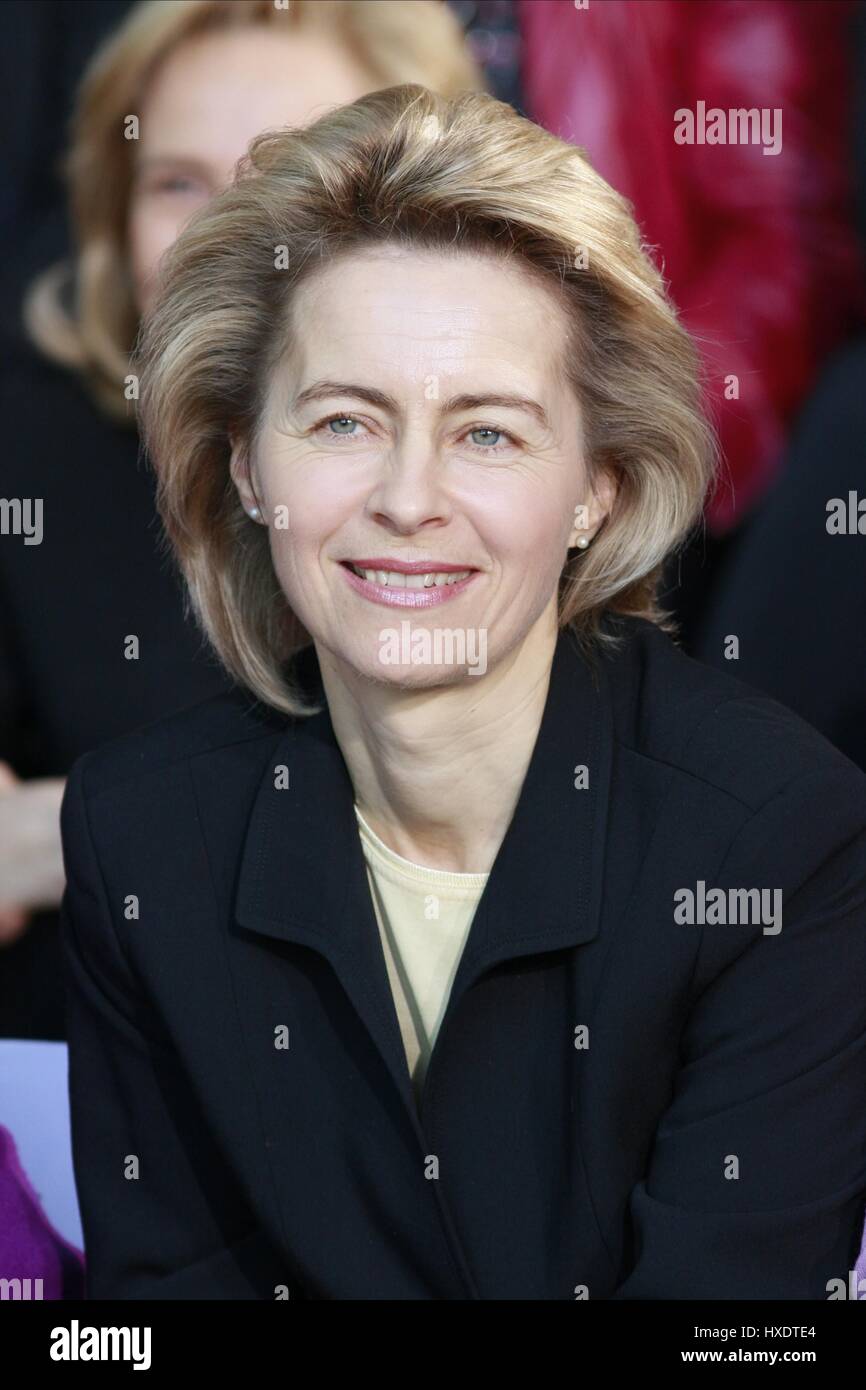 URSULA VON DER LEYEN POLITICIAN & GERMAN MINISTER O 28 January 2009 Stock Photo