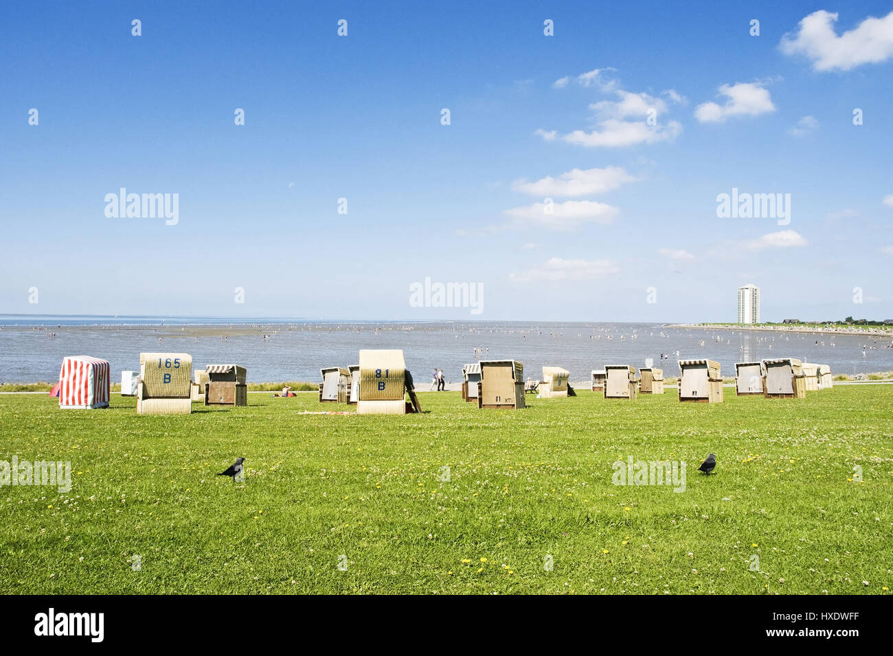 Sonnenschirm strandkorb hi-res stock photography and images - Alamy