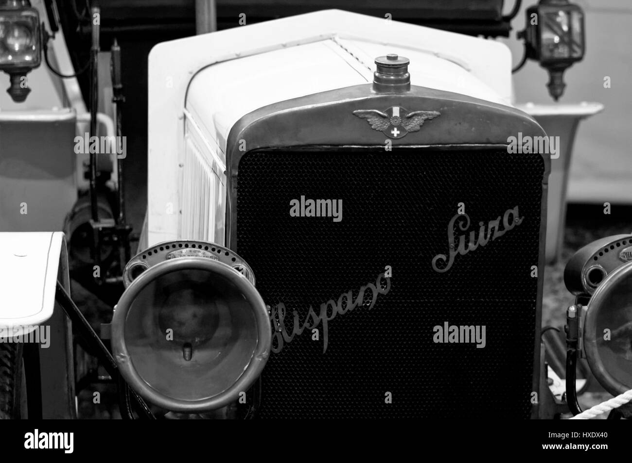 Photo cars Hispano-Suiza, Year 1908, double phaeton Stock Photo