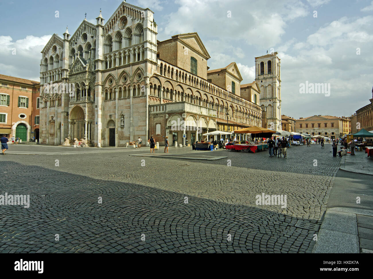 Ferrara Cathedral, Italy Stock Photo
