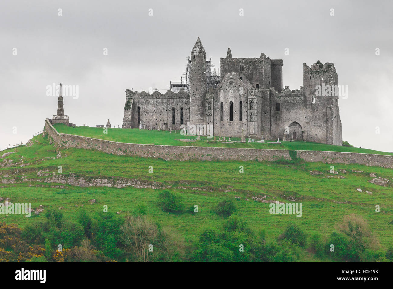 The Rock of Cashel,  also known as St. Patrick's Rock, located in County Tipperary, Ireland Stock Photo