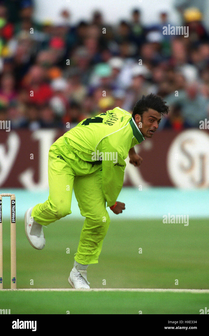 SHOAIB AKHTAR PAKISTAN 23 May 1999 Stock Photo
