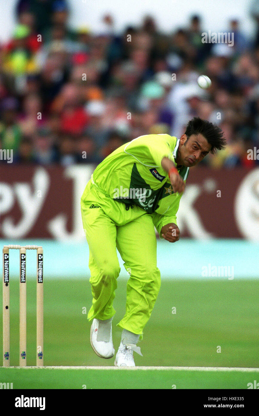 SHOAIB AKHTAR PAKISTAN 23 May 1999 Stock Photo
