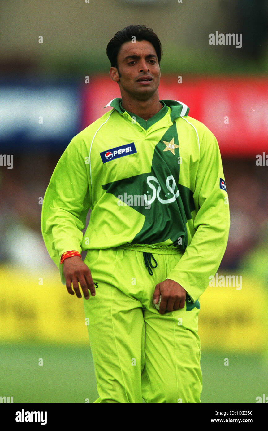 SHOAIB AKHTAR PAKISTAN 23 May 1999 Stock Photo