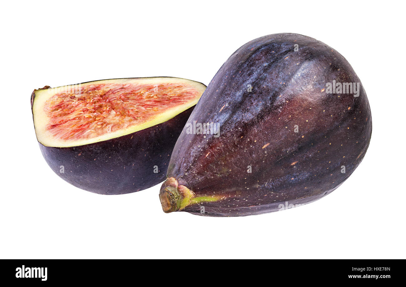 Fruits figs on white background Stock Photo