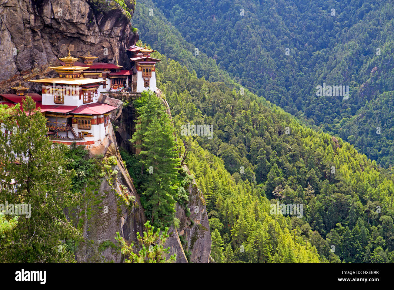 Tiger Nest Monastery (Paro Taktsang) Stock Photo