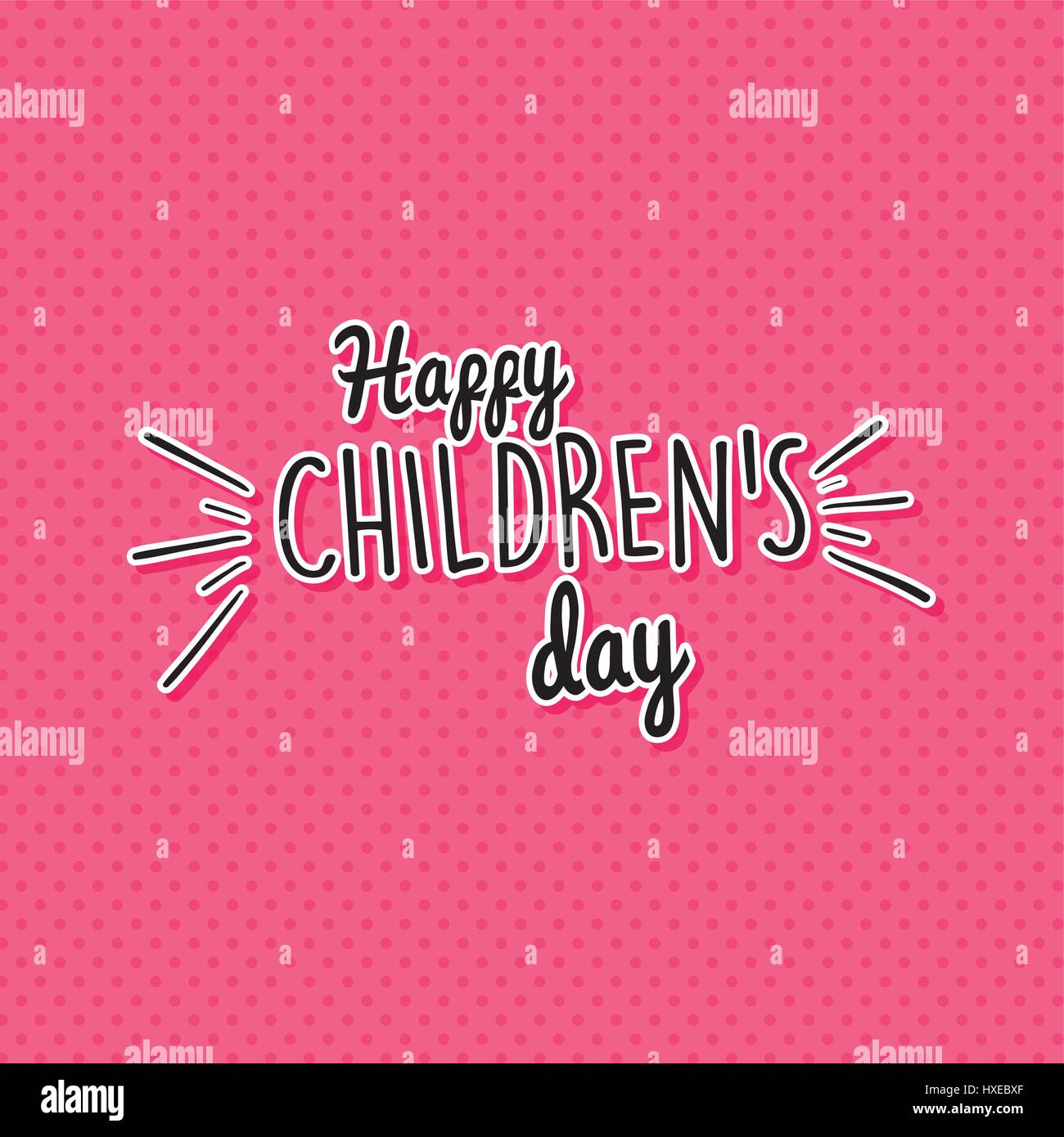Happy Children day Stock Vector Image & Art Alamy