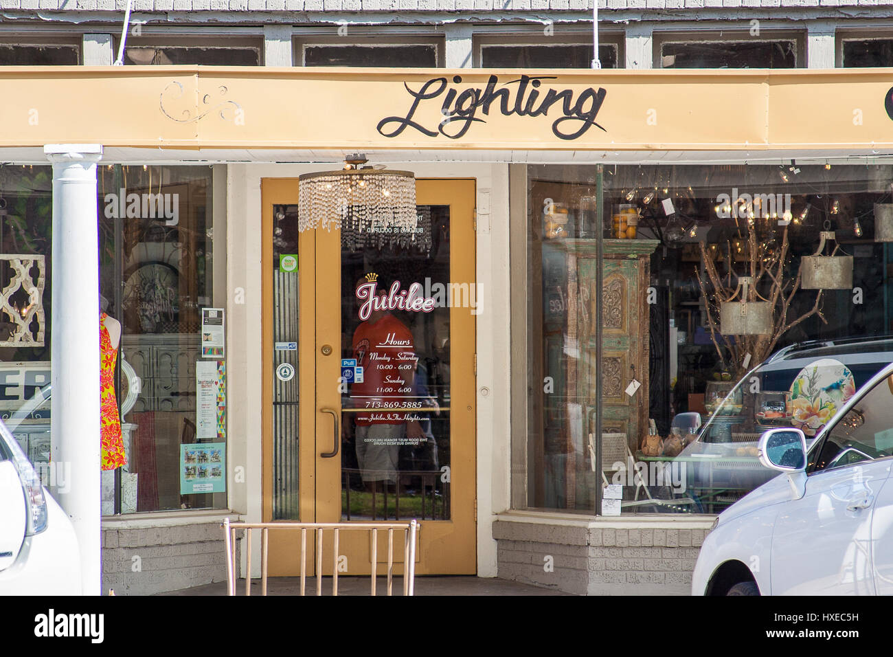 March 2017, Houston, TX The storefront of the store Jubilee located in