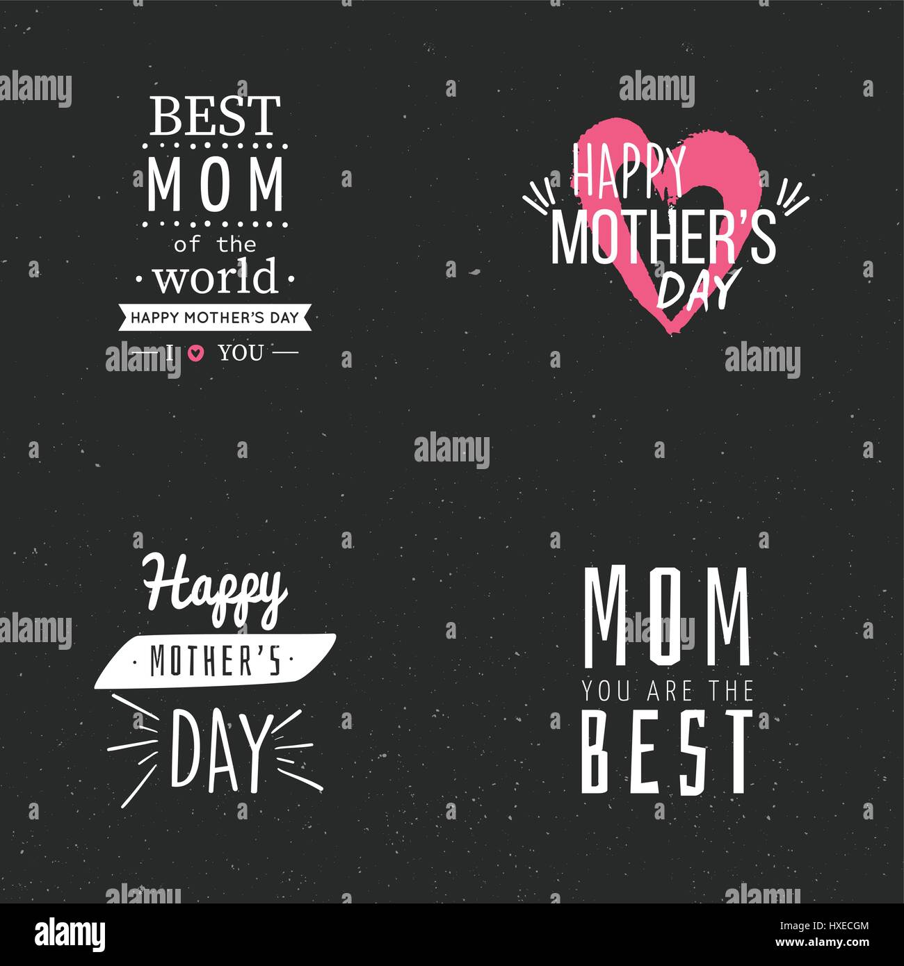 Happy mothers day Stock Vector Image & Art - Alamy