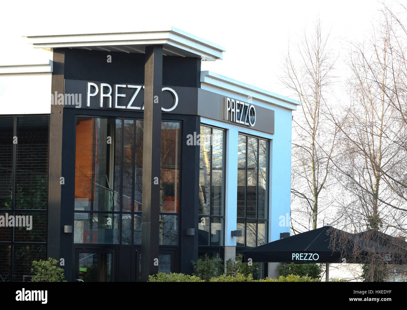 Prezzo Italian Restaurant, Didcot Orchard Center Stock Photo Alamy