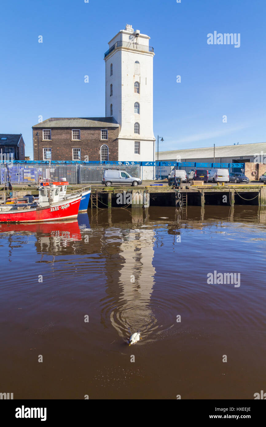 Old Low Light at the Fish Quay, North Shields Stock Photo