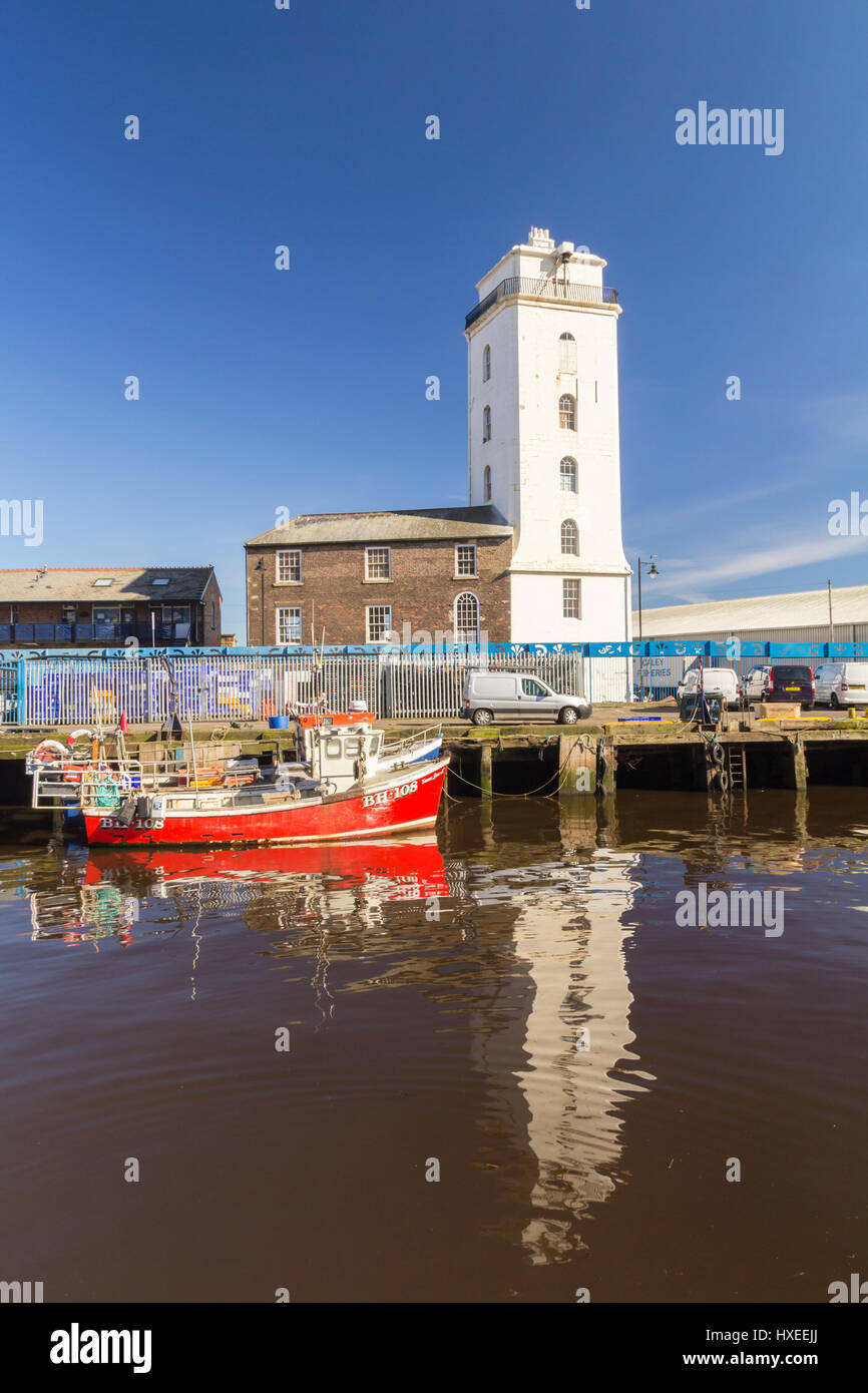 Old Low Light at the Fish Quay, North Shields Stock Photo