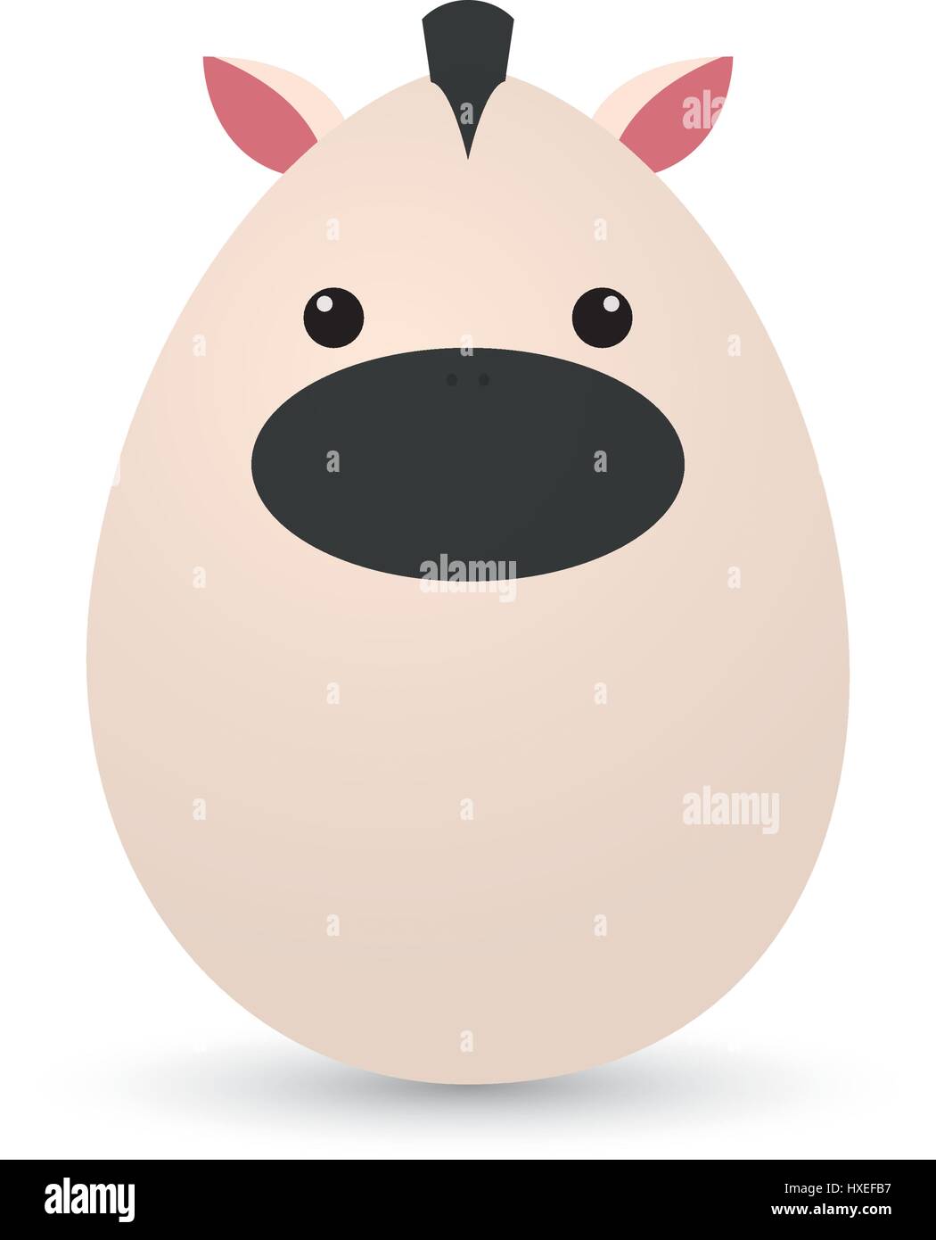 Easter zebra Egg Stock Vector Image & Art Alamy